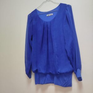 Chemisier bleu roi