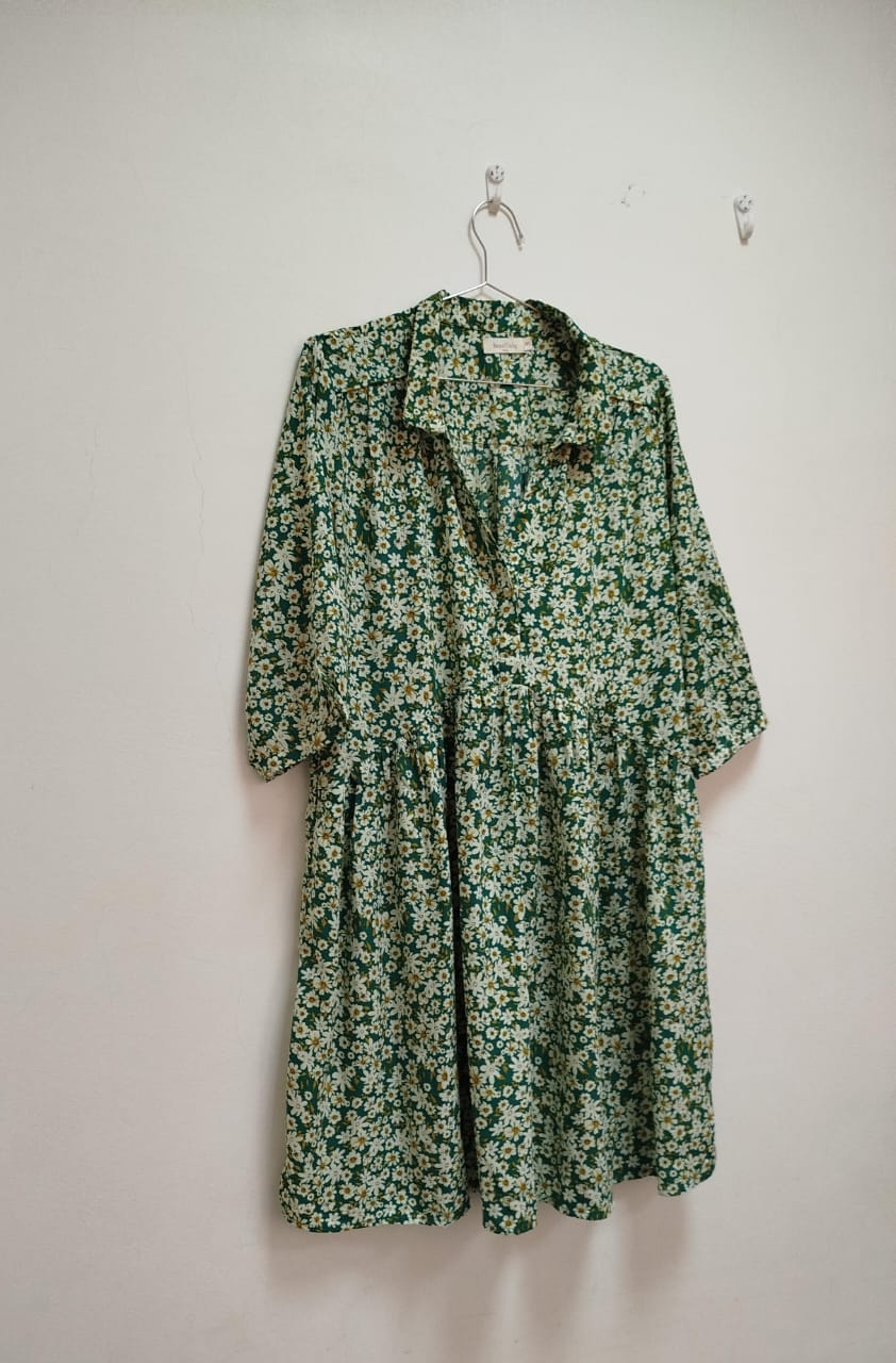 Robe chemise florale