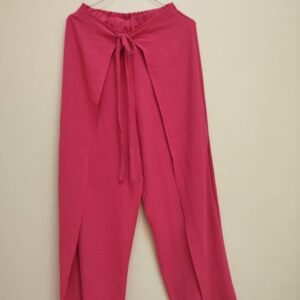 Pantalon large fuchsia
