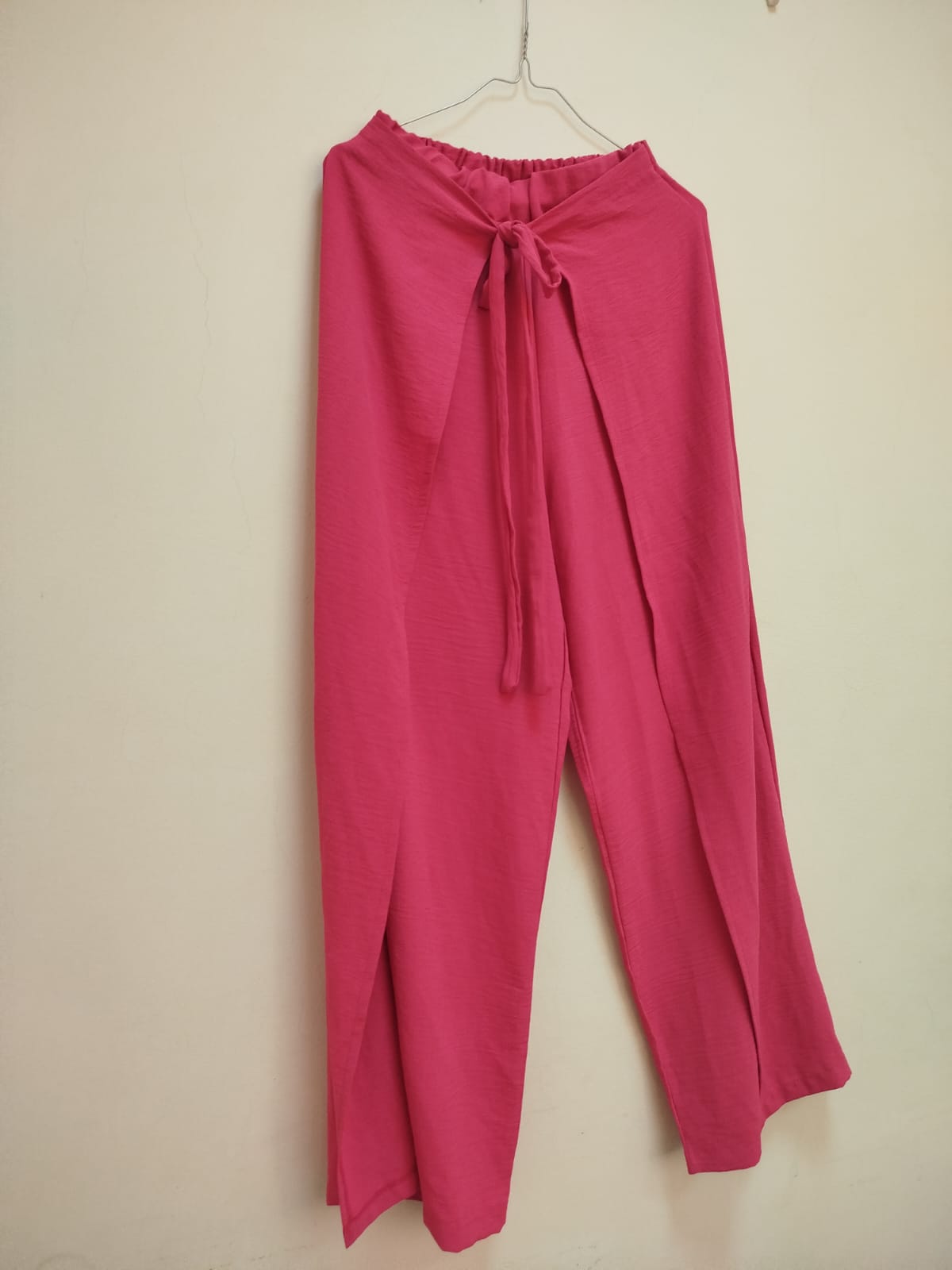 Pantalon large fuchsia – Image 2